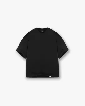 Initial Boxy T-Shirt - Black