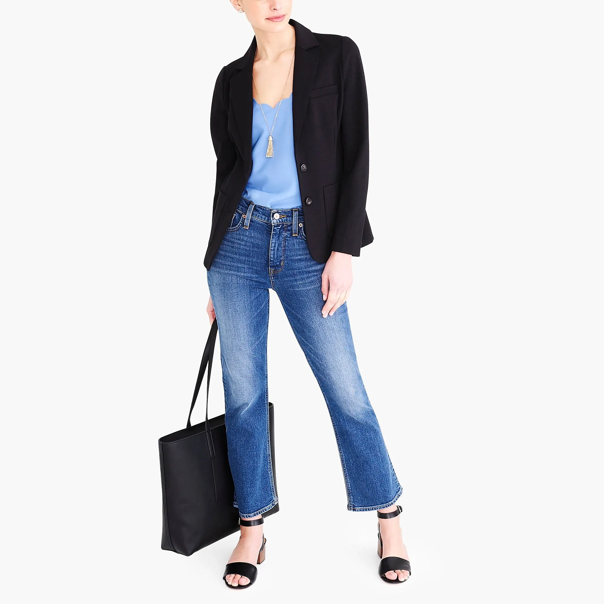 J CREW-PONTE WORK BLAZER