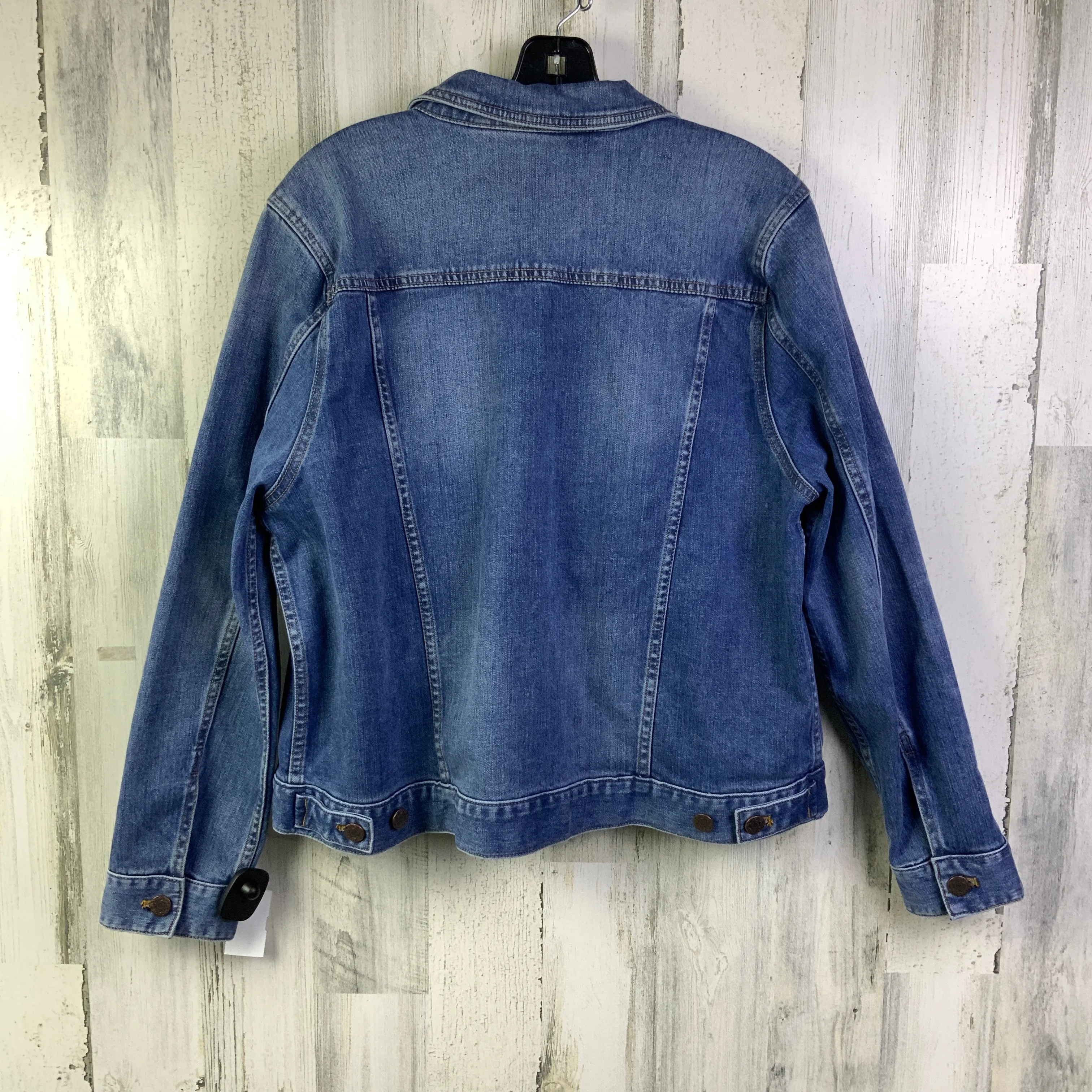 Jacket Denim By Soft Surroundings In Blue Denim, Size: Xl