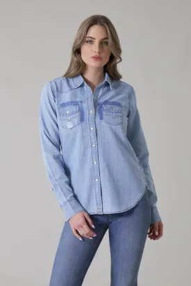 Kaycee Denim Top