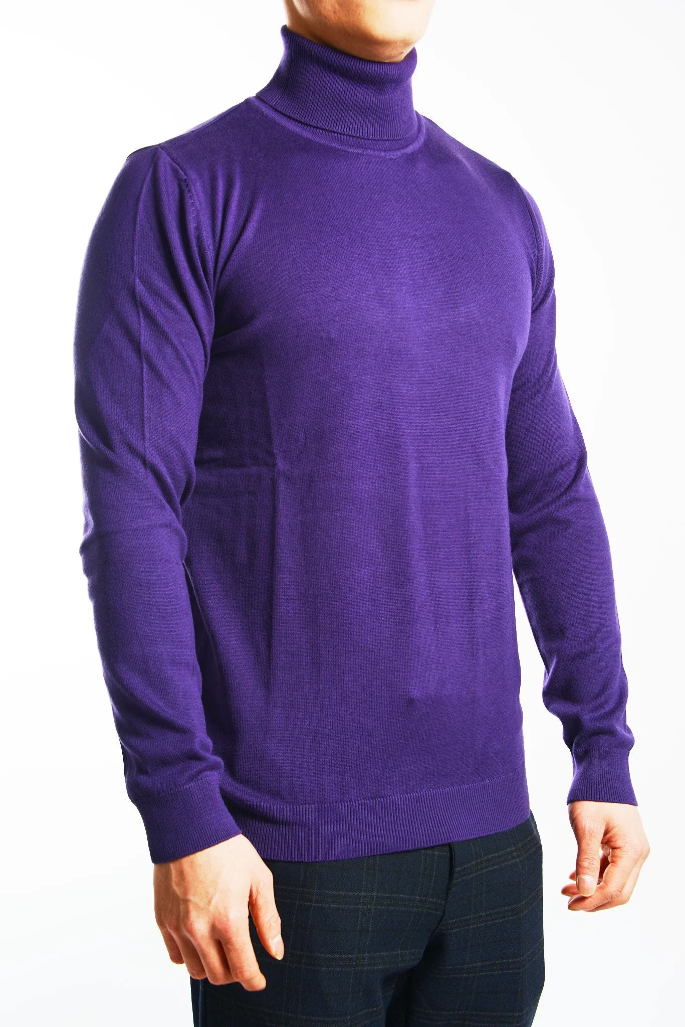 Leeds Slim Fit Turtleneck Euro Sweater