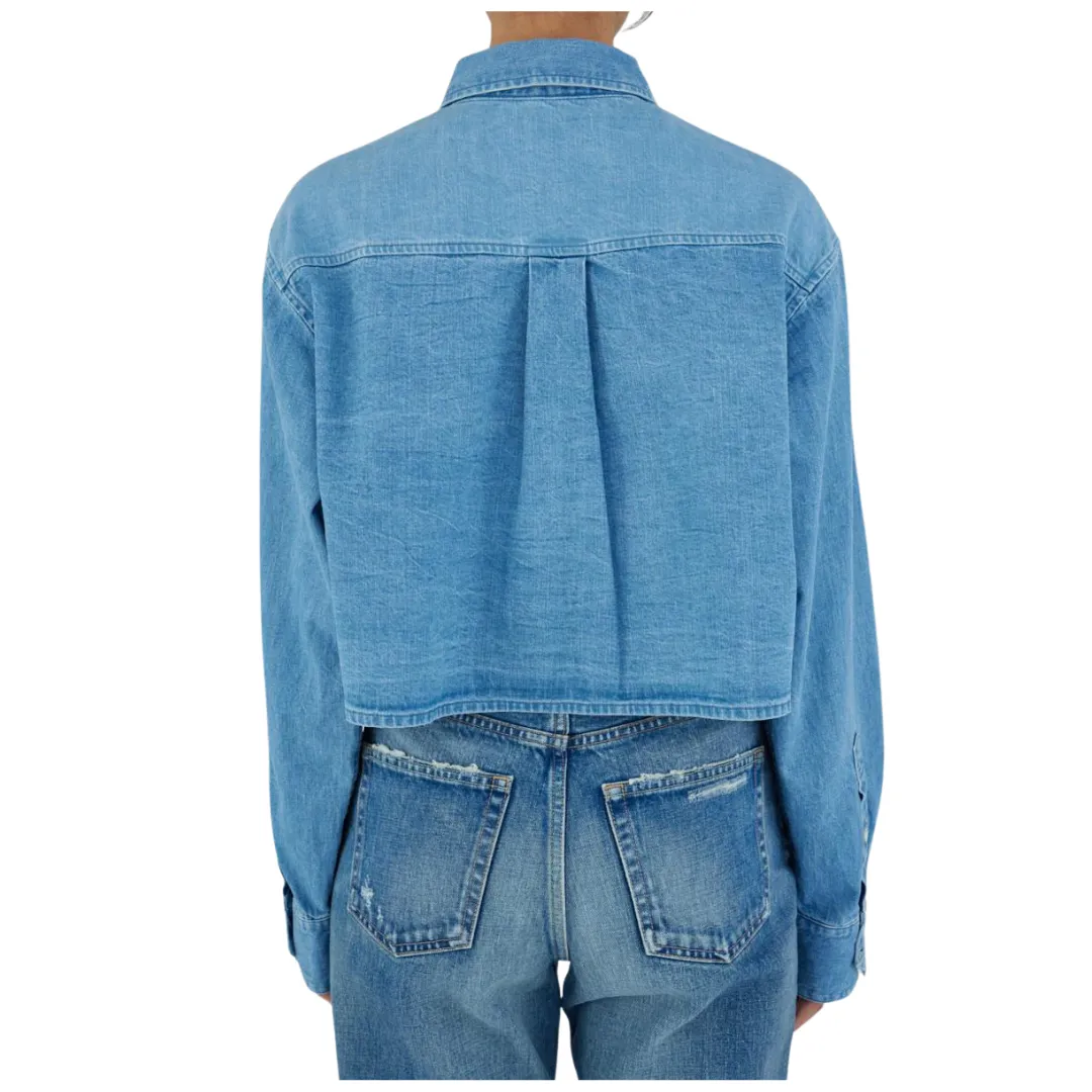 Lenfred Cropped Blocking Shirt