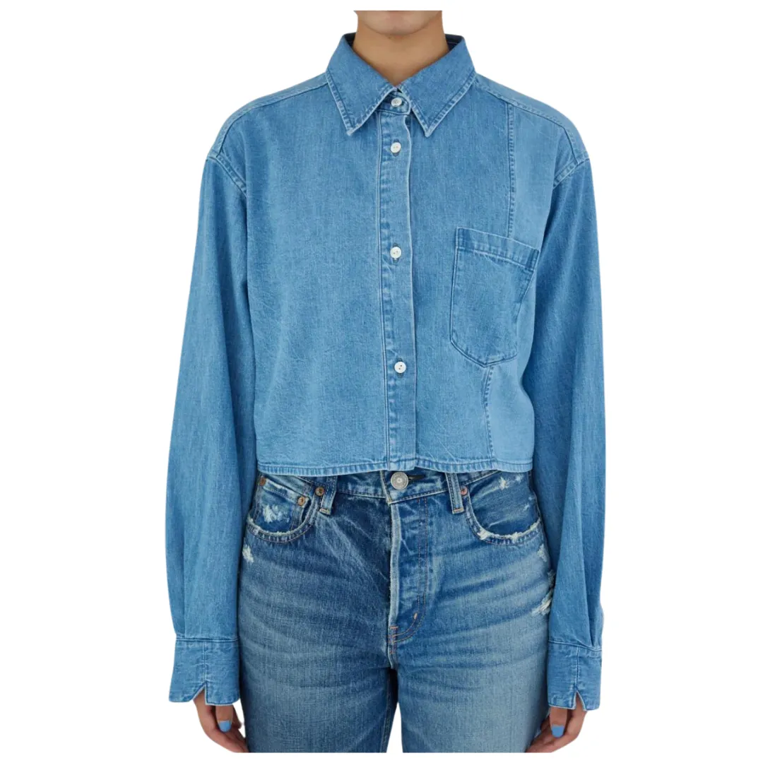 Lenfred Cropped Blocking Shirt