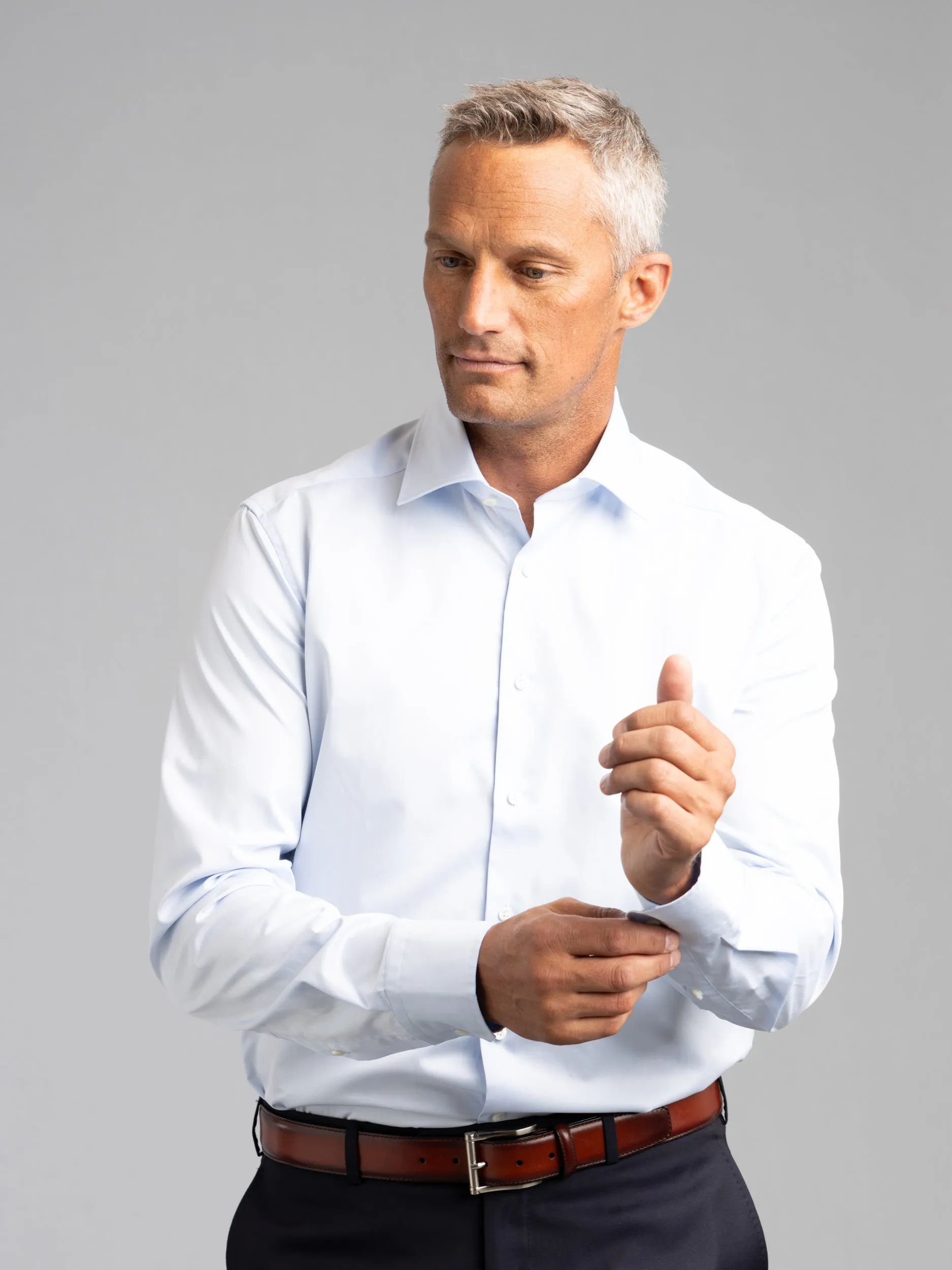 Light Blue Slimline Dress Shirt