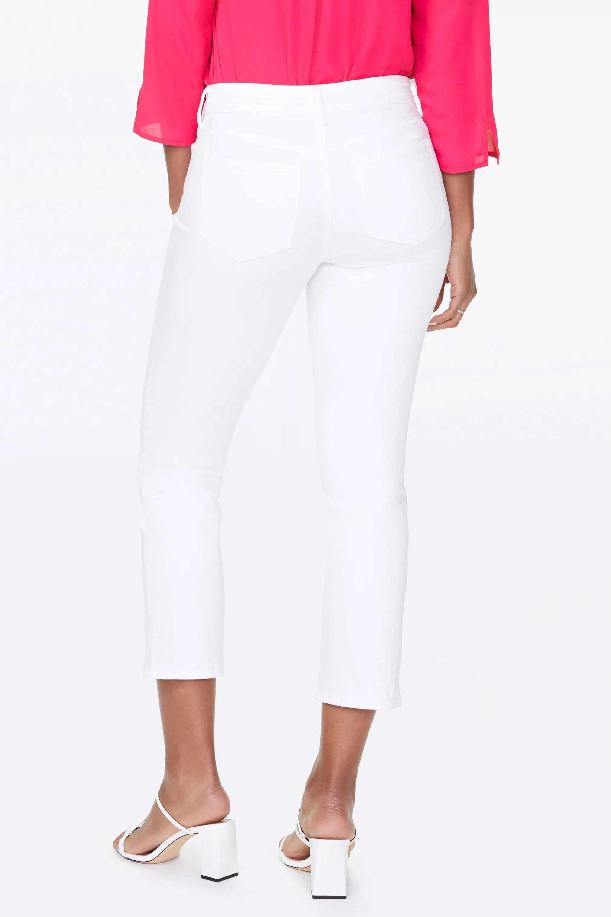 Marilyn Straight Ankle Jeans - Optic White