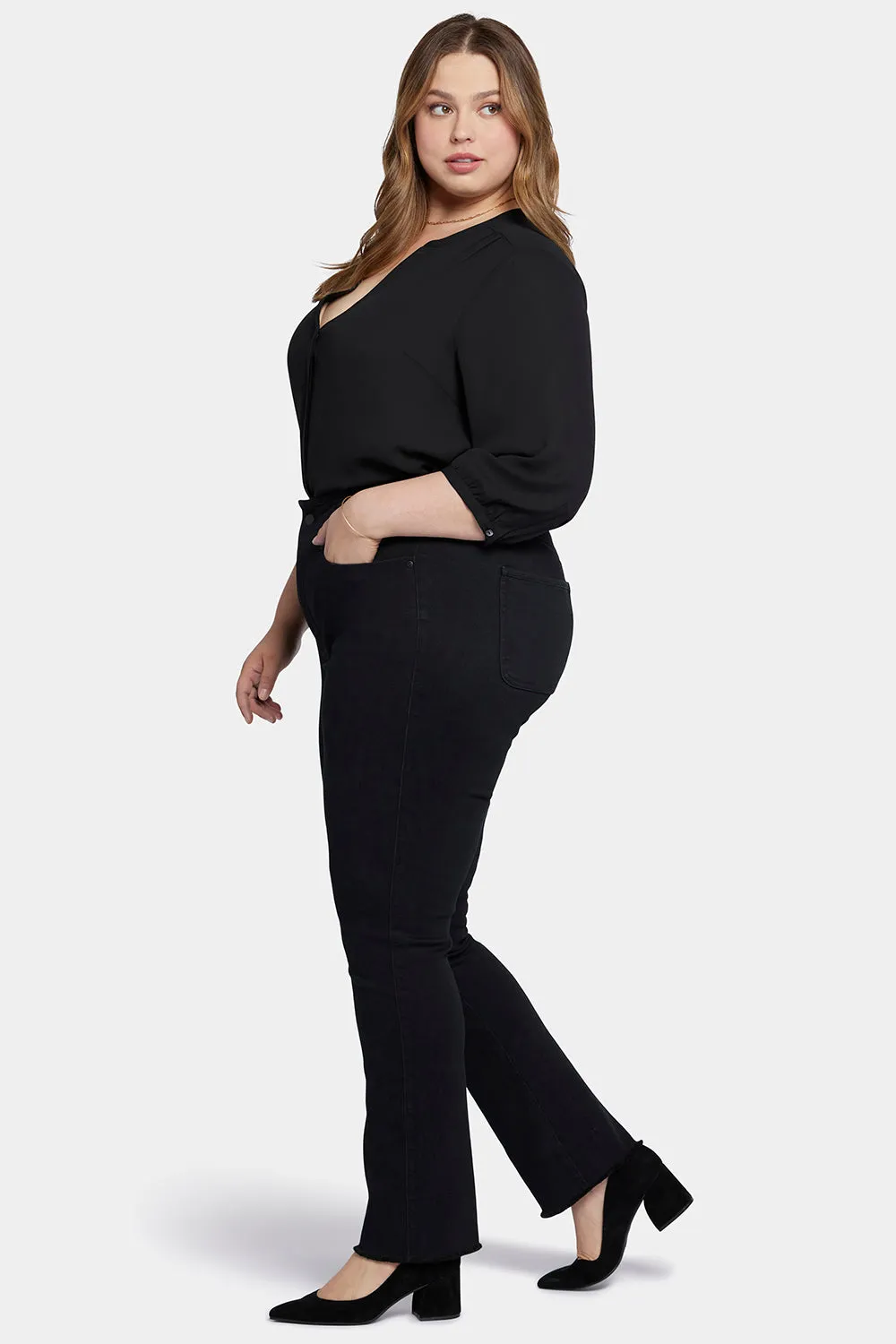 Marilyn Straight Jeans In Plus Size - Huntley