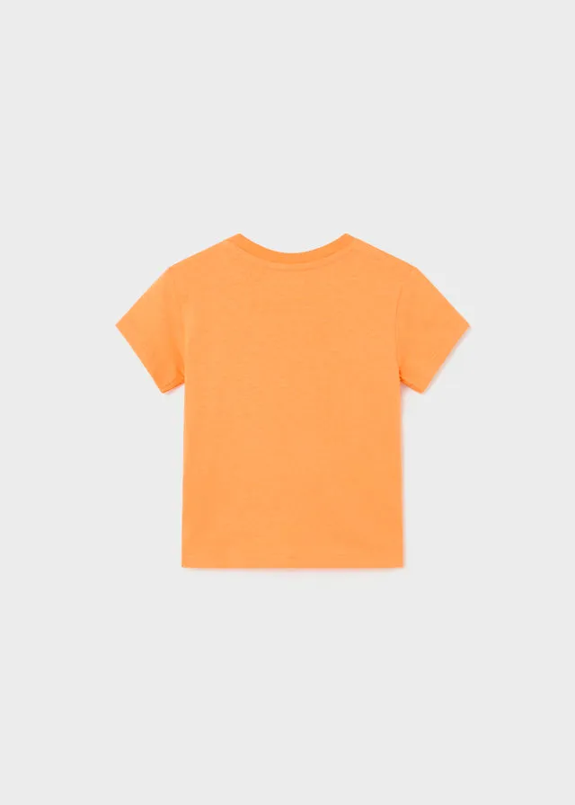 Mayoral Baby Boys Orange Dog T-Shirt