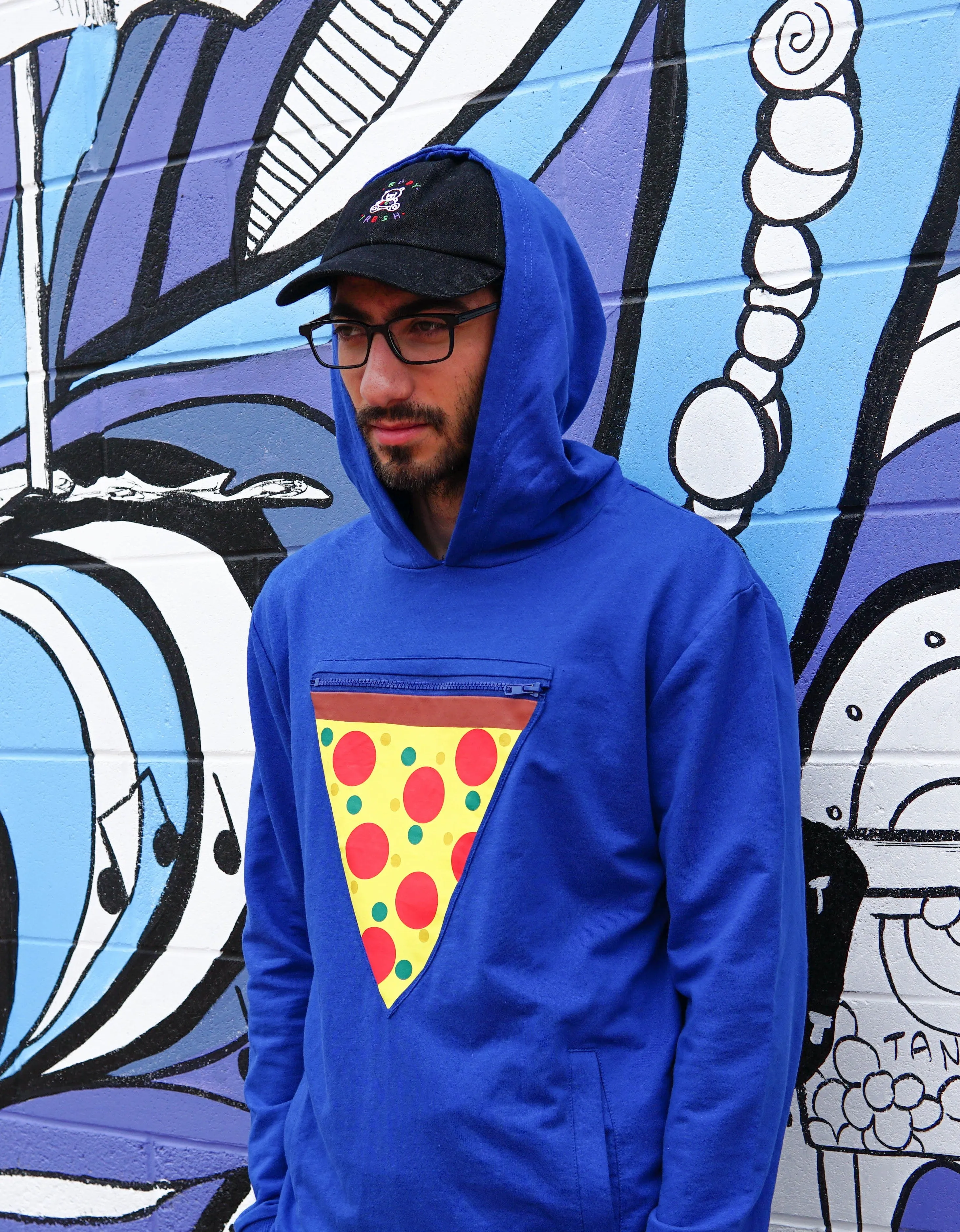 Men's Pizza Pocket Hoodie!