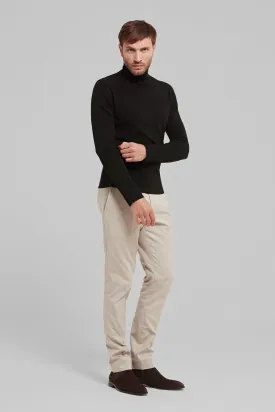 Merino Wool Roll Neck Sweater