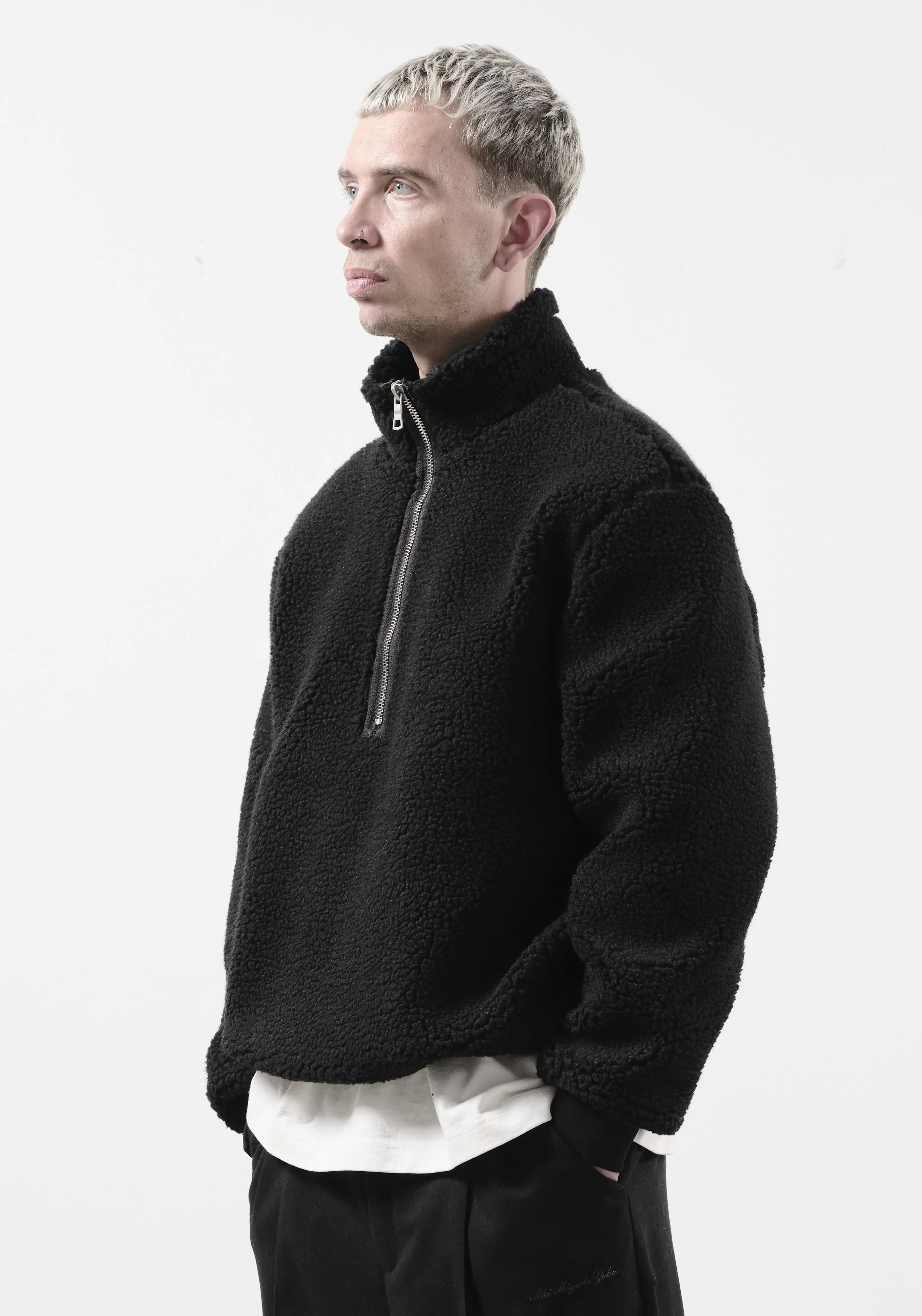 MKI SHEARLING QUARTER ZIP