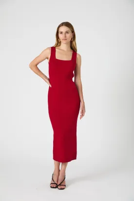 Mozza Square Neck Sleeveless Dress