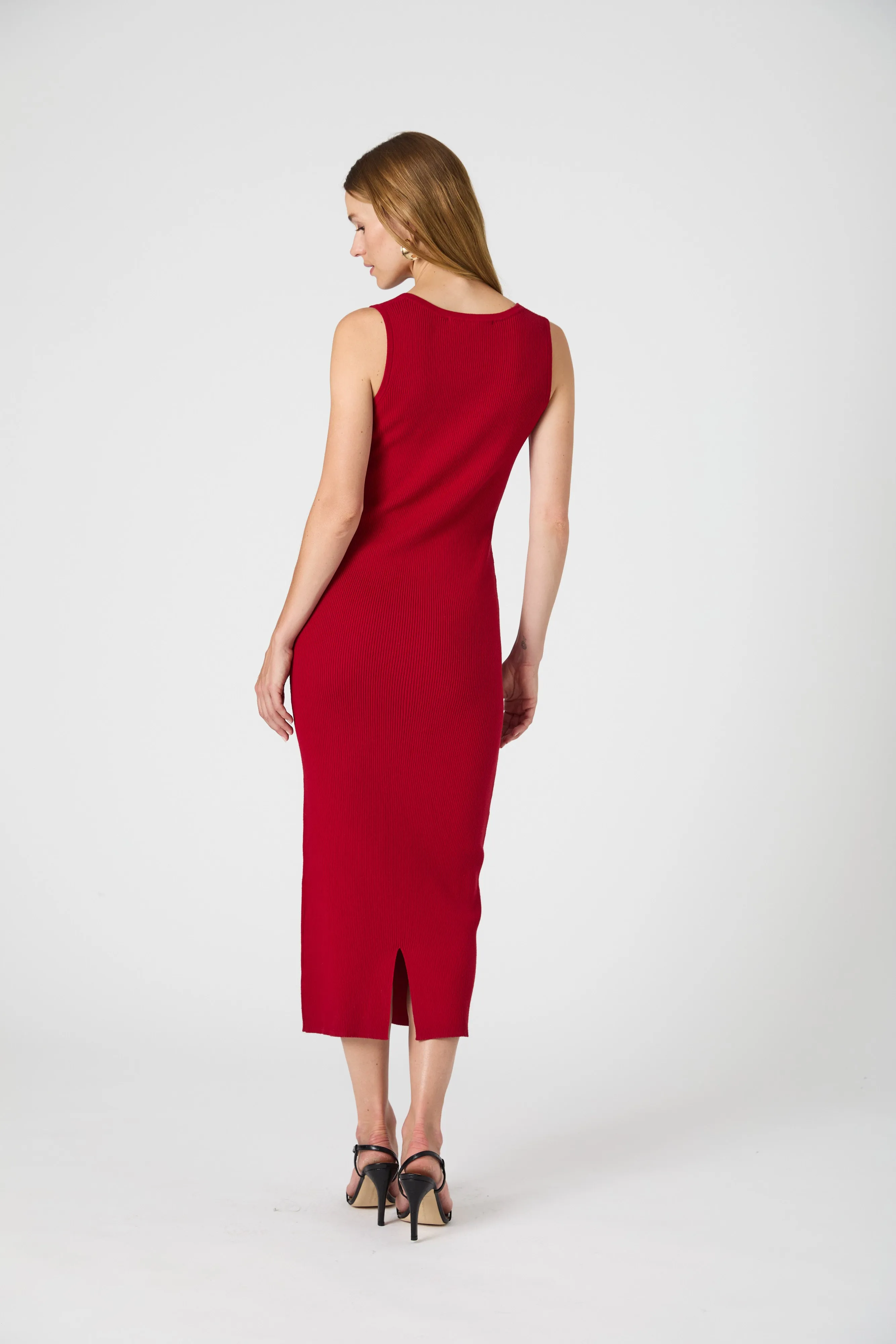 Mozza Square Neck Sleeveless Dress