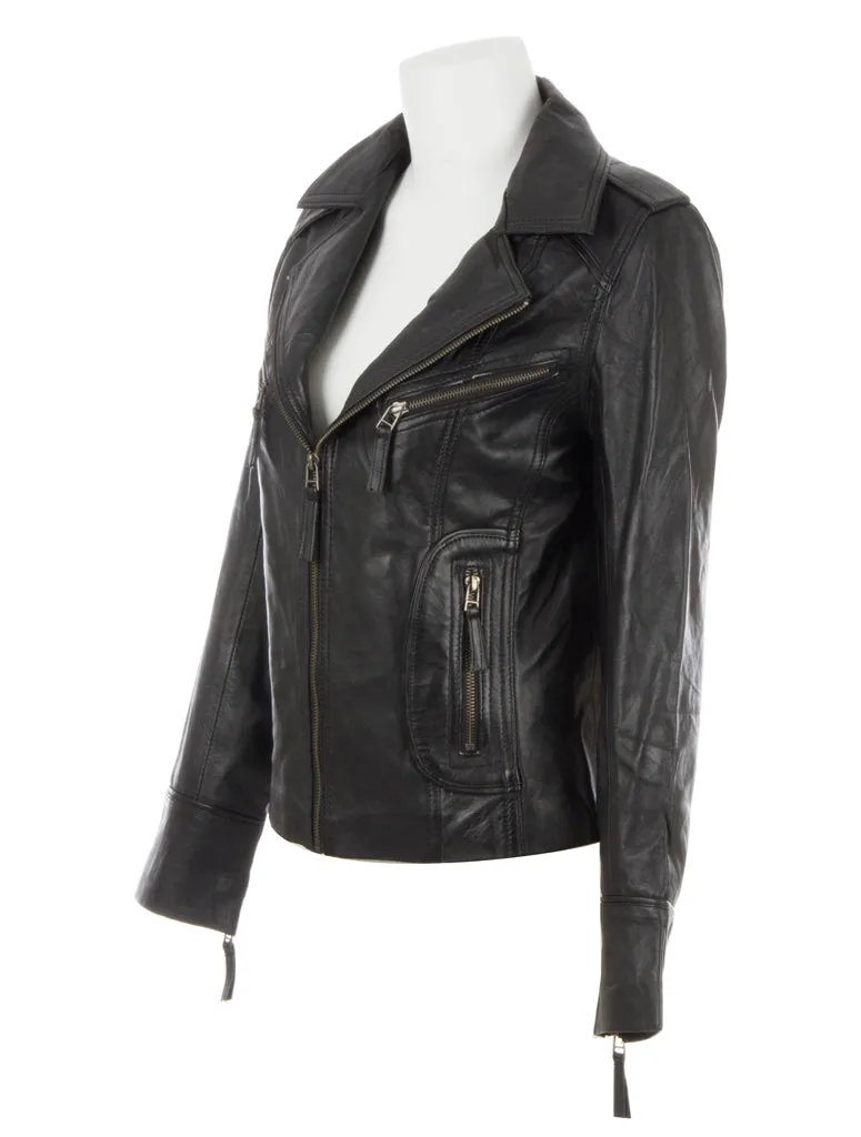 N8UL Women's Biker Jacket - Black