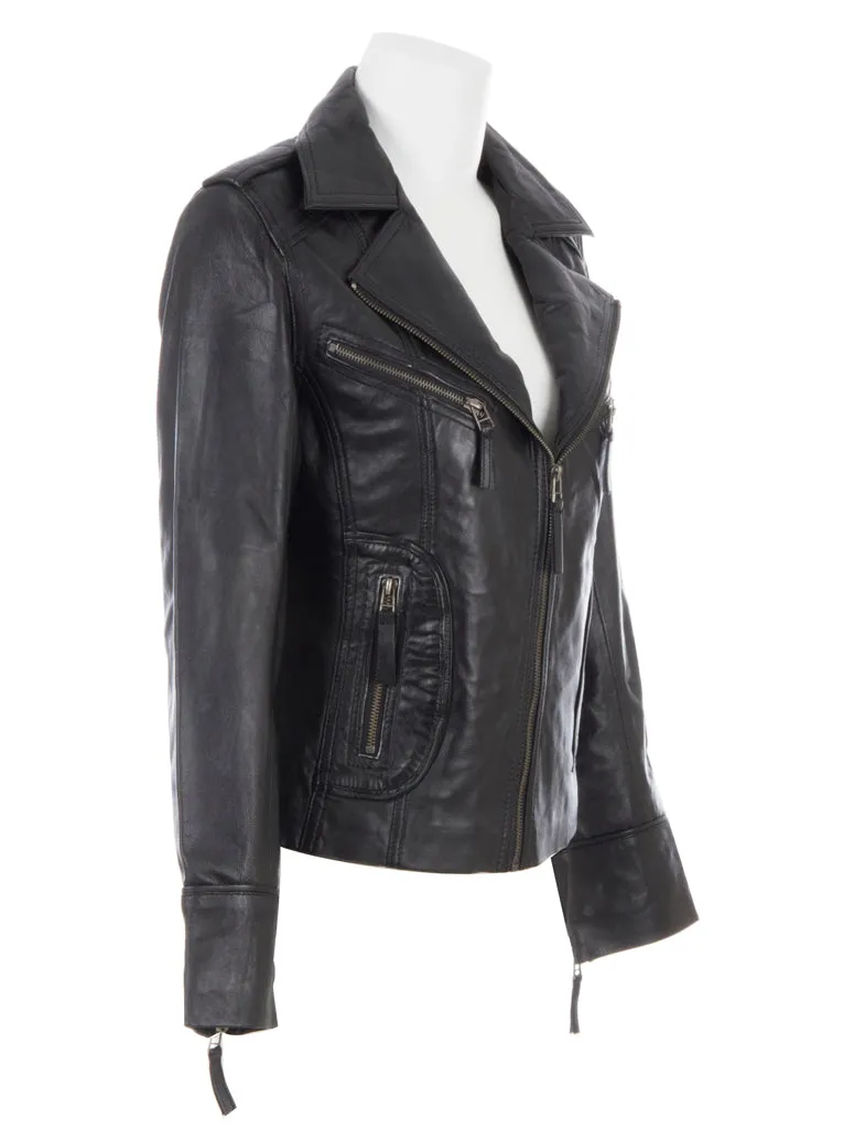 N8UL Women's Biker Jacket - Black