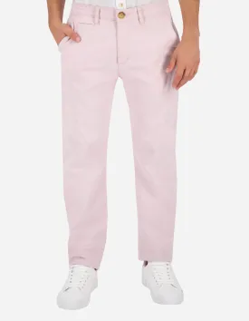 Pantalón Chino de Gabardina - Rosa