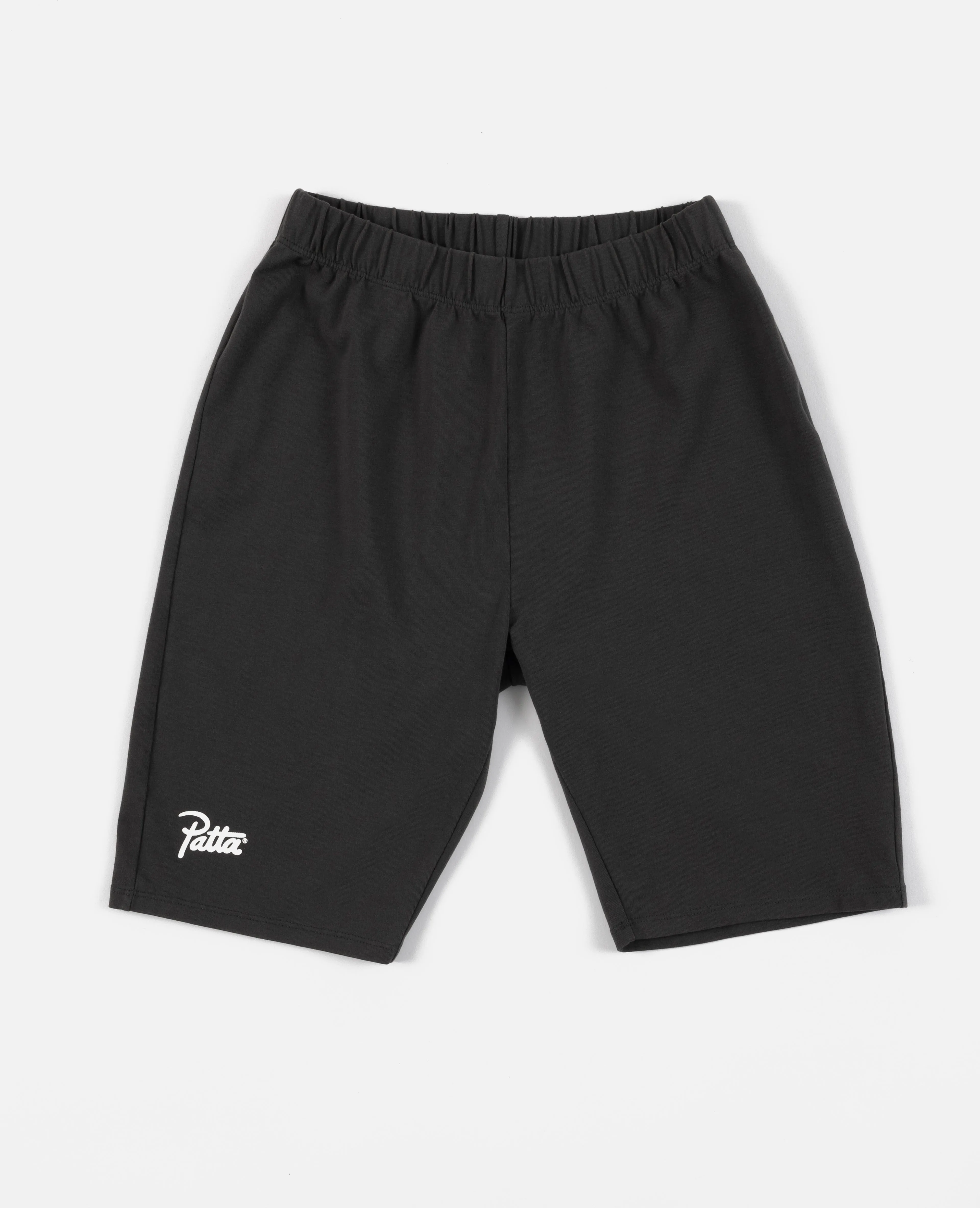 Patta Femme Basic Washed Biker Shorts (Raven)