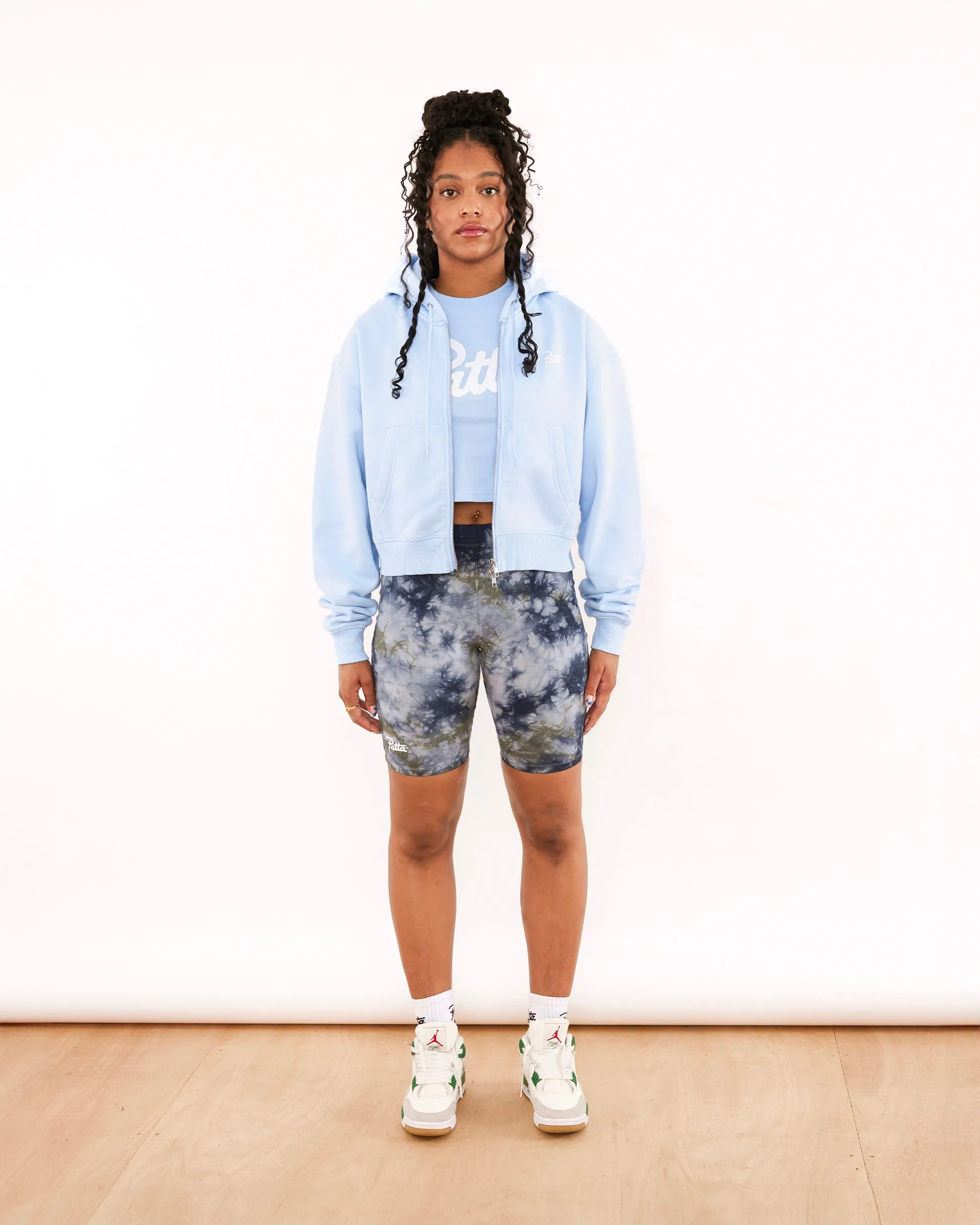 Patta Femme Tie Dye Bikershorts (Quarry)