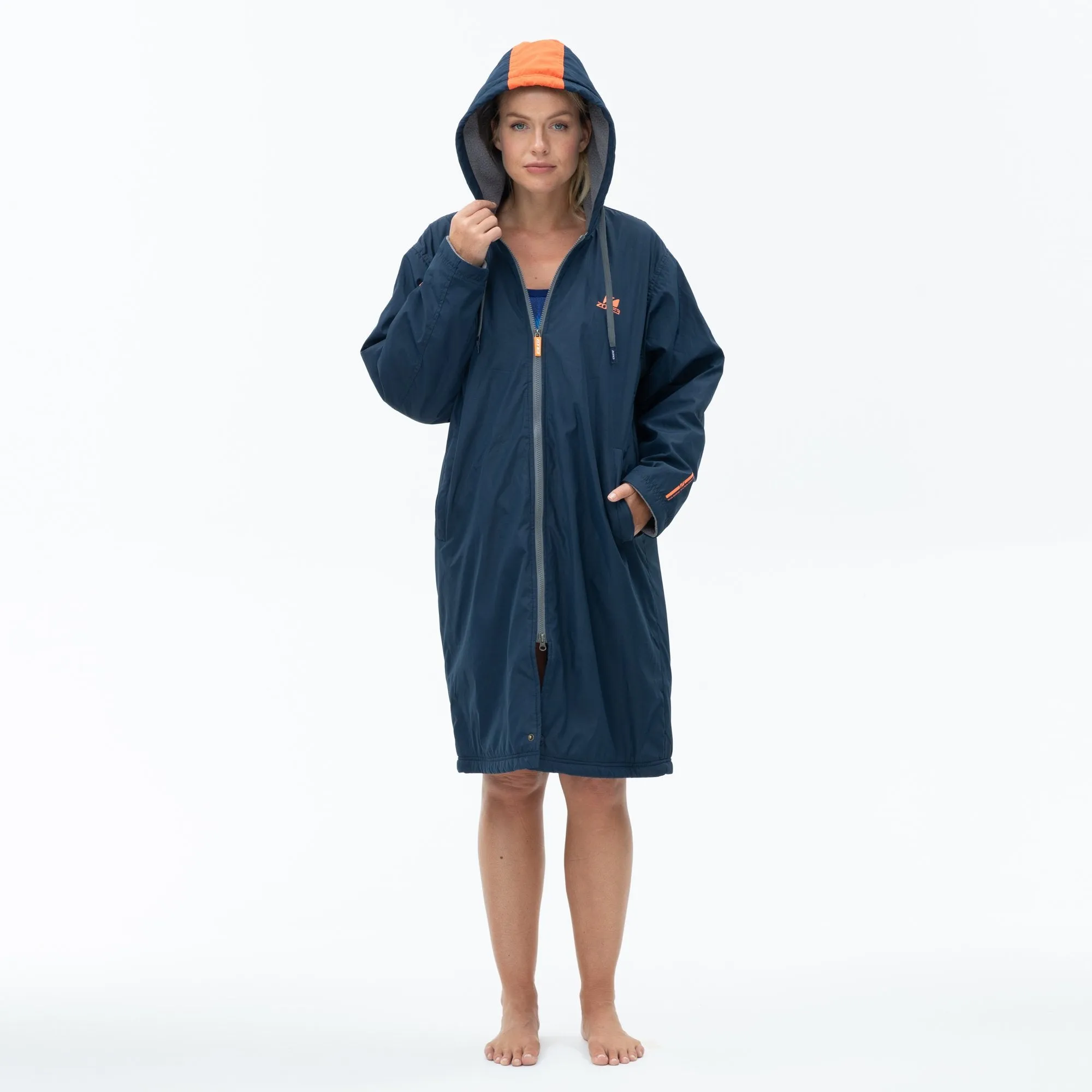 Polar Fleece Parka Robe Jacket