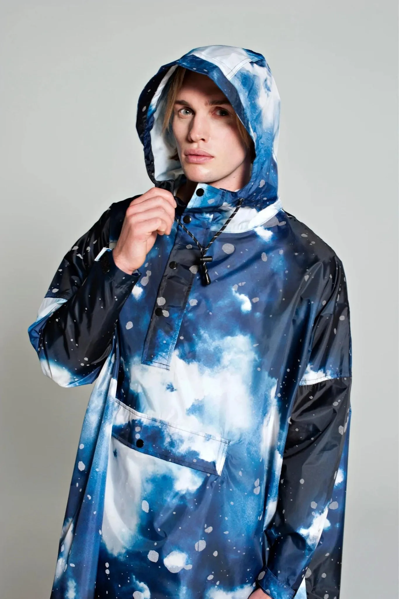 Rain Poncho - Starry Night