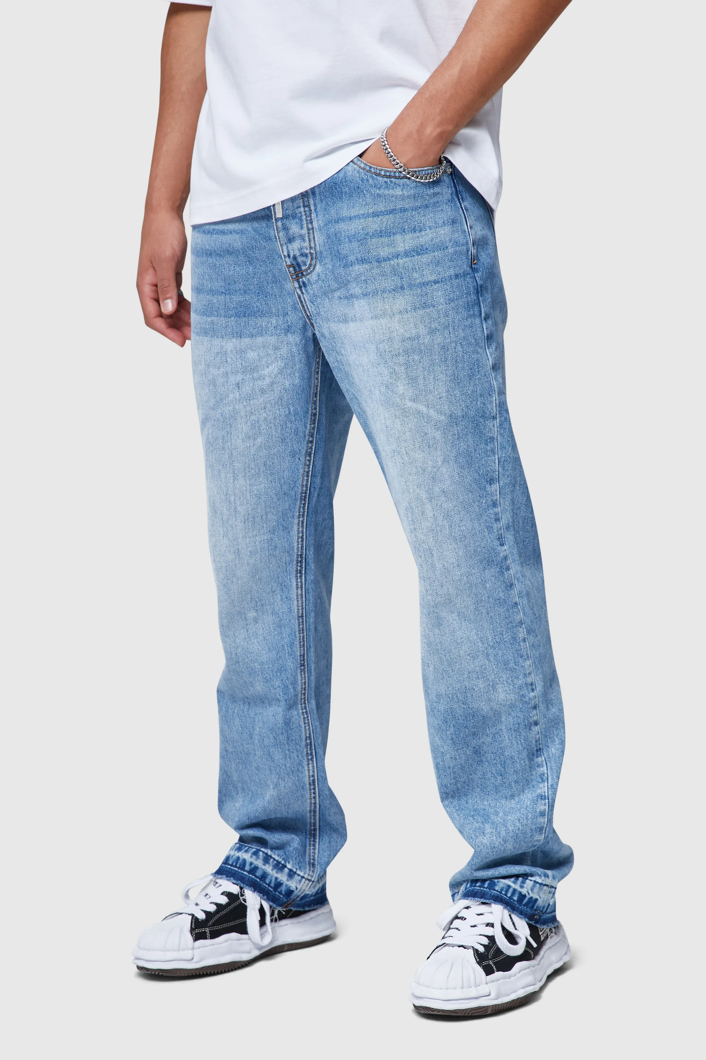 RIGID RELAXED JEAN - BLUE