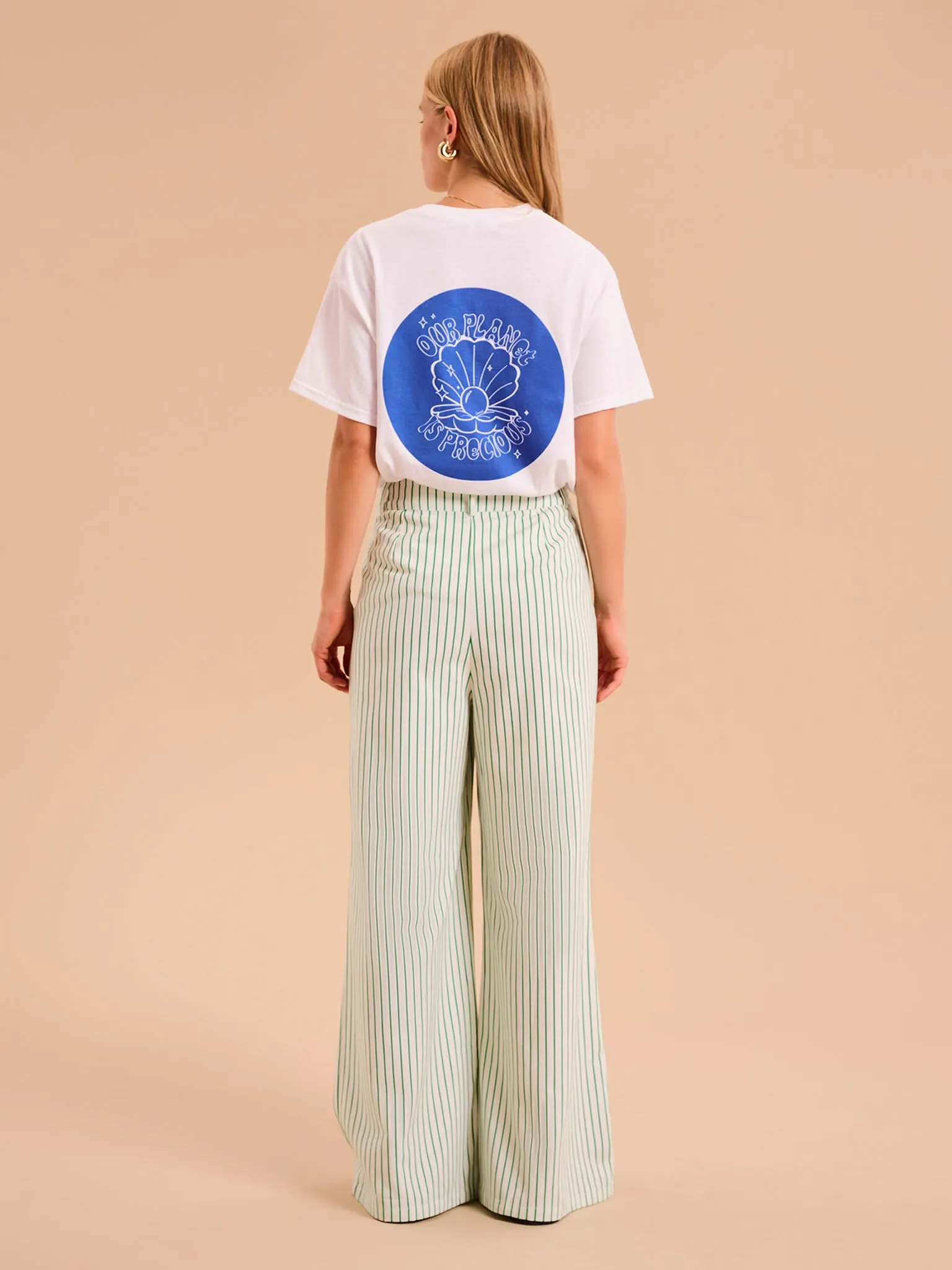 Samara Wide Leg Striped Trouser