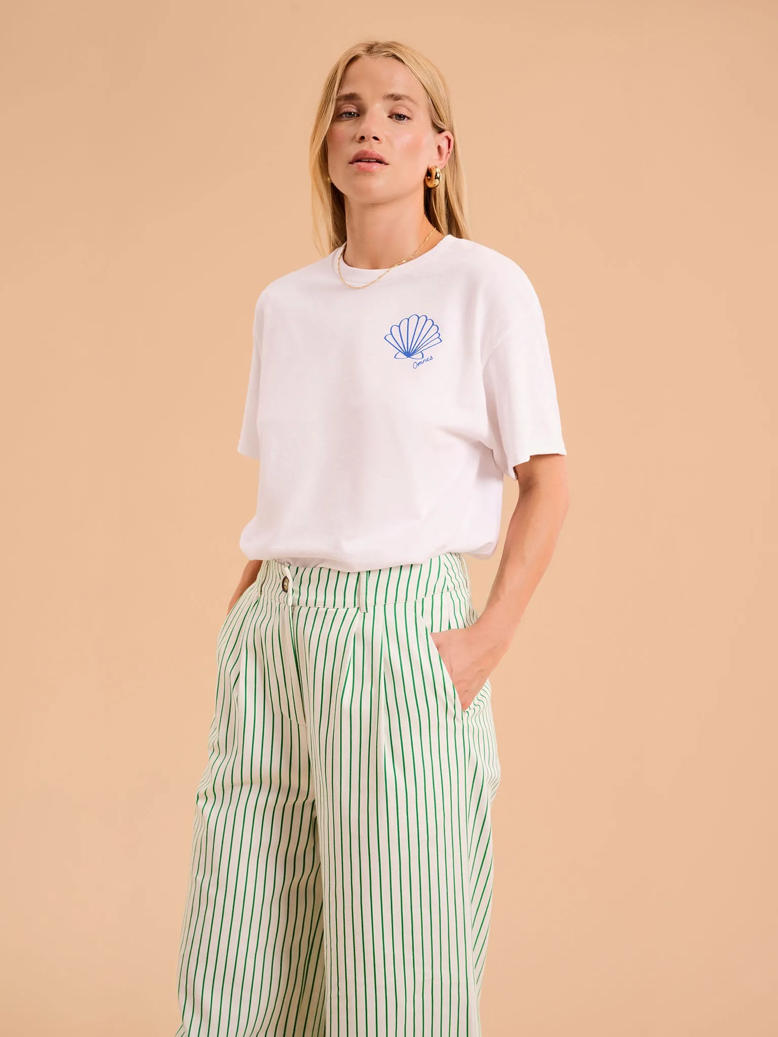 Samara Wide Leg Striped Trouser