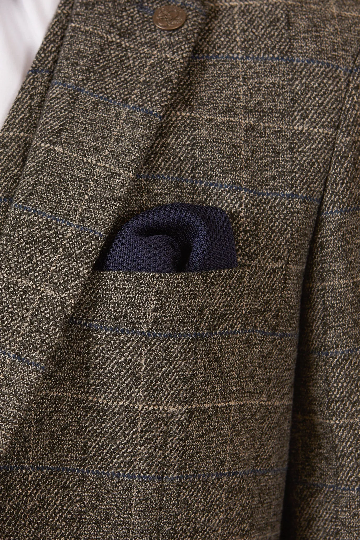 SCOTT - Grey Tweed Check Blazer