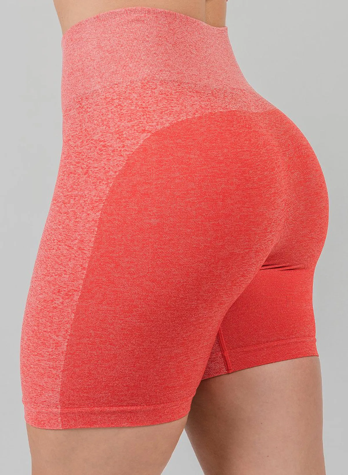 SEAMLESS BIKER SHORTS - RED