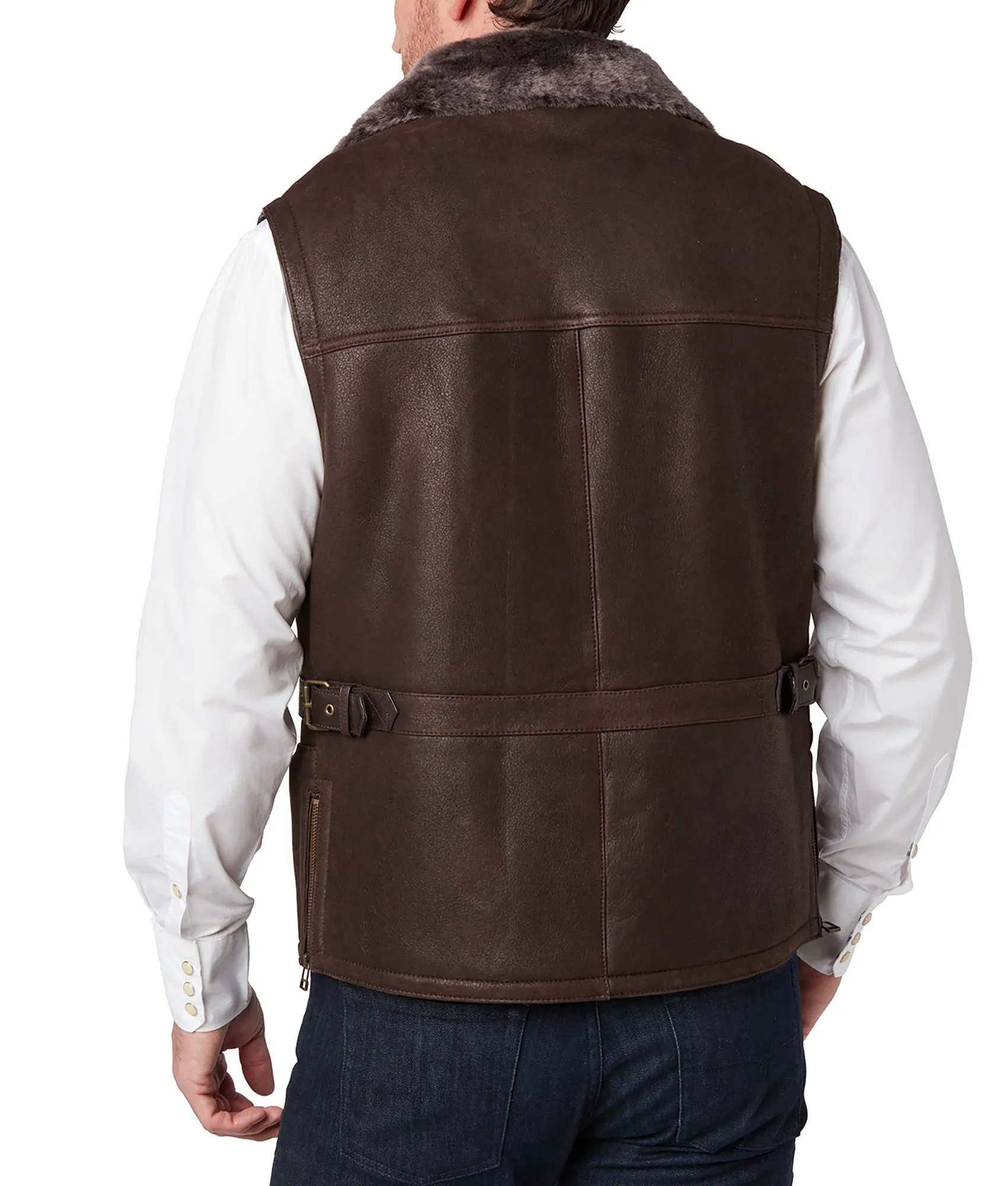 Shearling Vest :: Chocolate