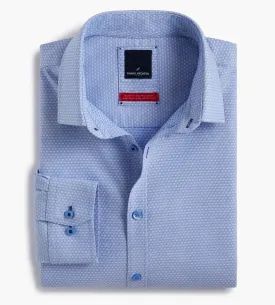 Slim Fit Stretch Check Dress Shirt