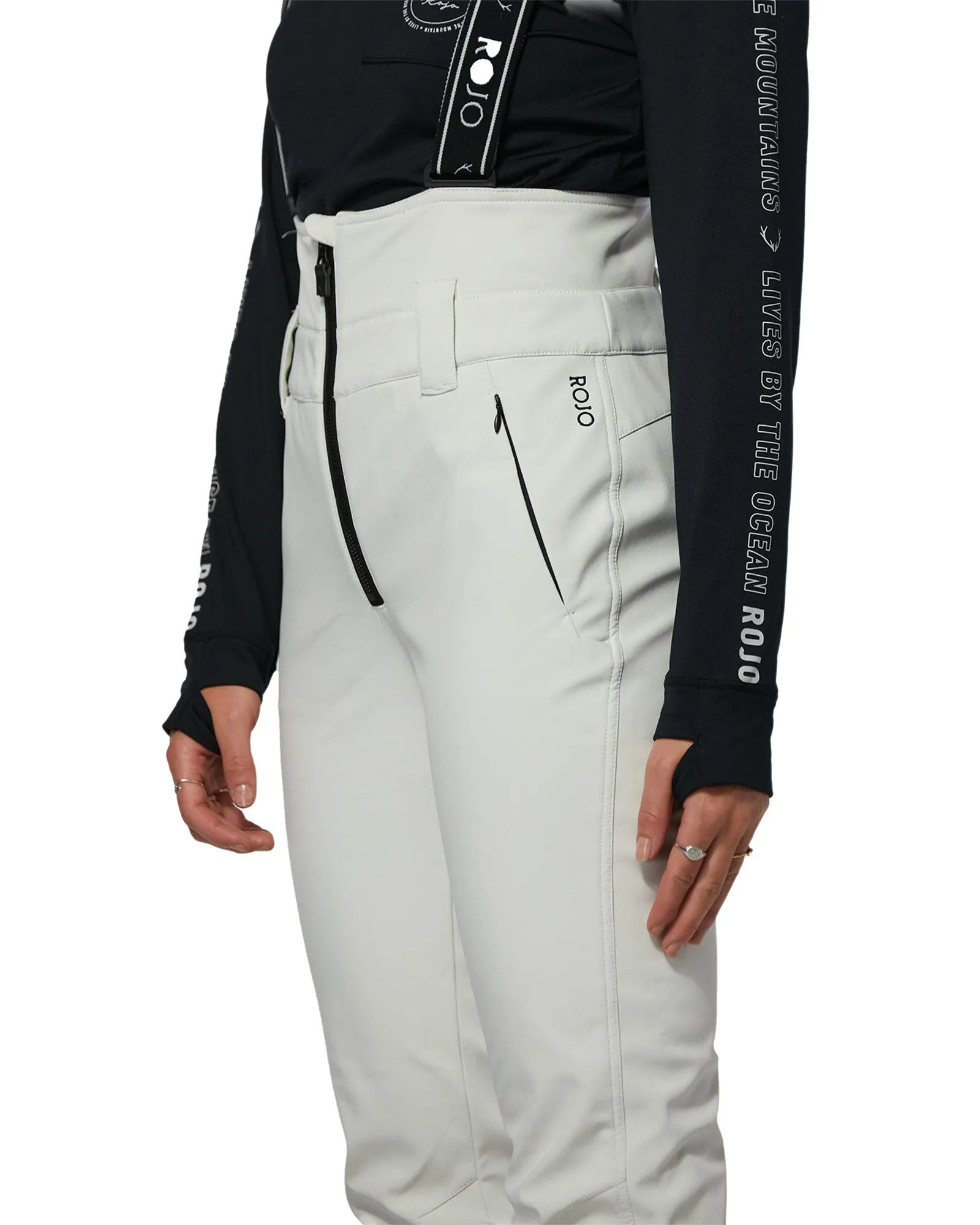 SOFTSHELL HIGH RISE PANT-SNOW WHITE