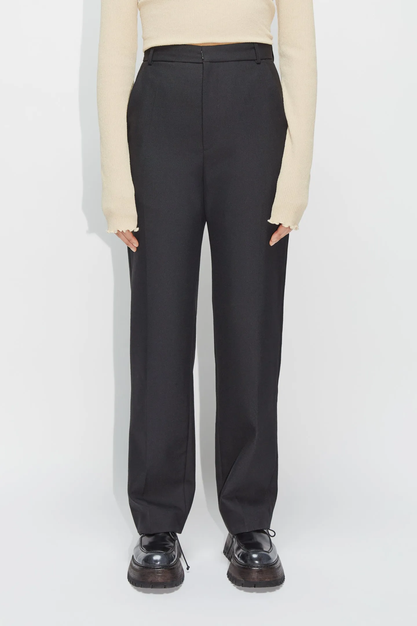 Straight-leg Suit Trousers