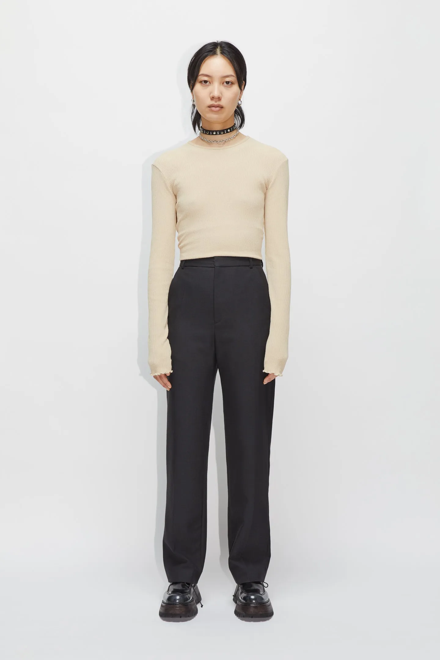 Straight-leg Suit Trousers