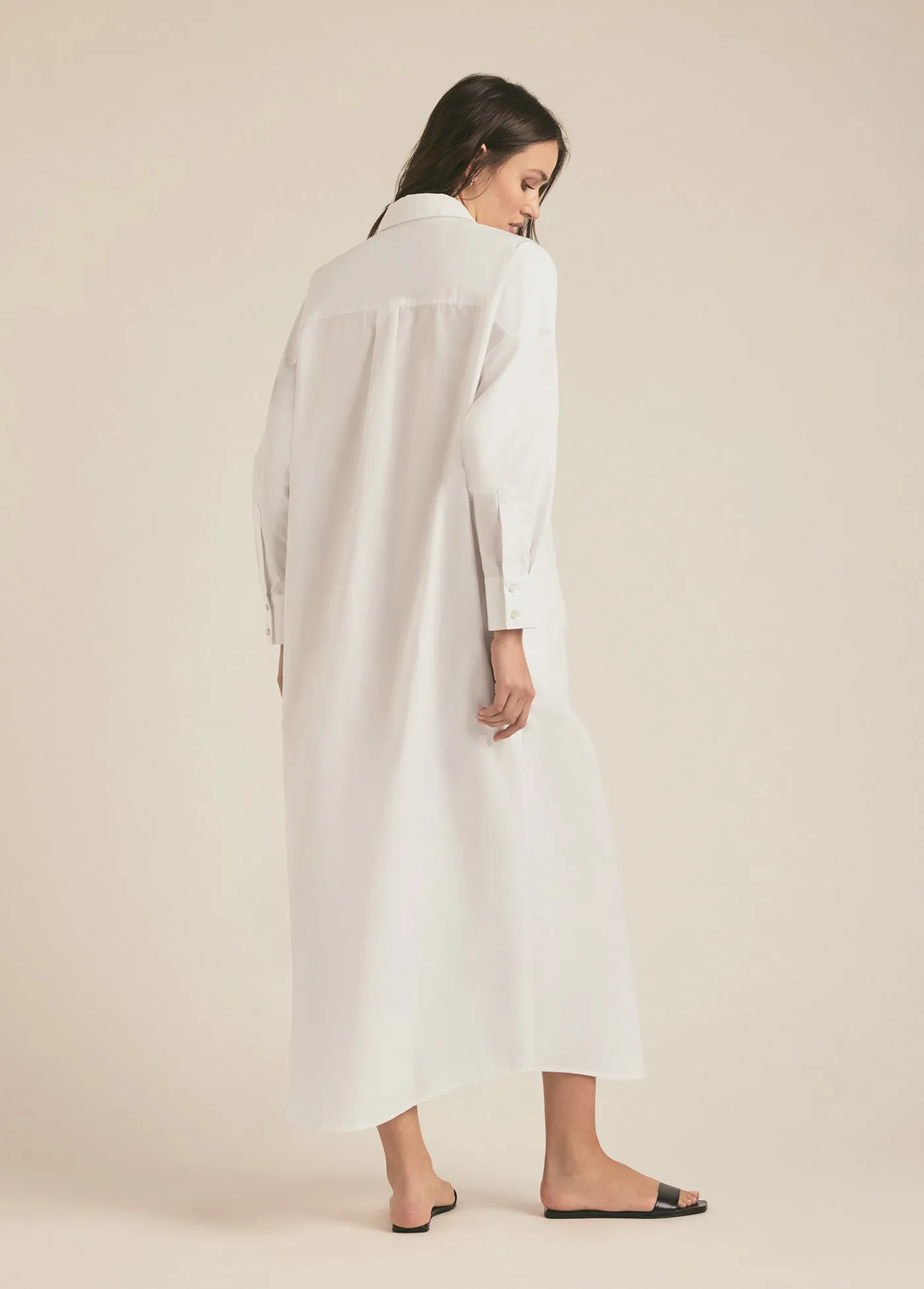 THE EX-BOYFRIEND LONG SHIRT DRESS