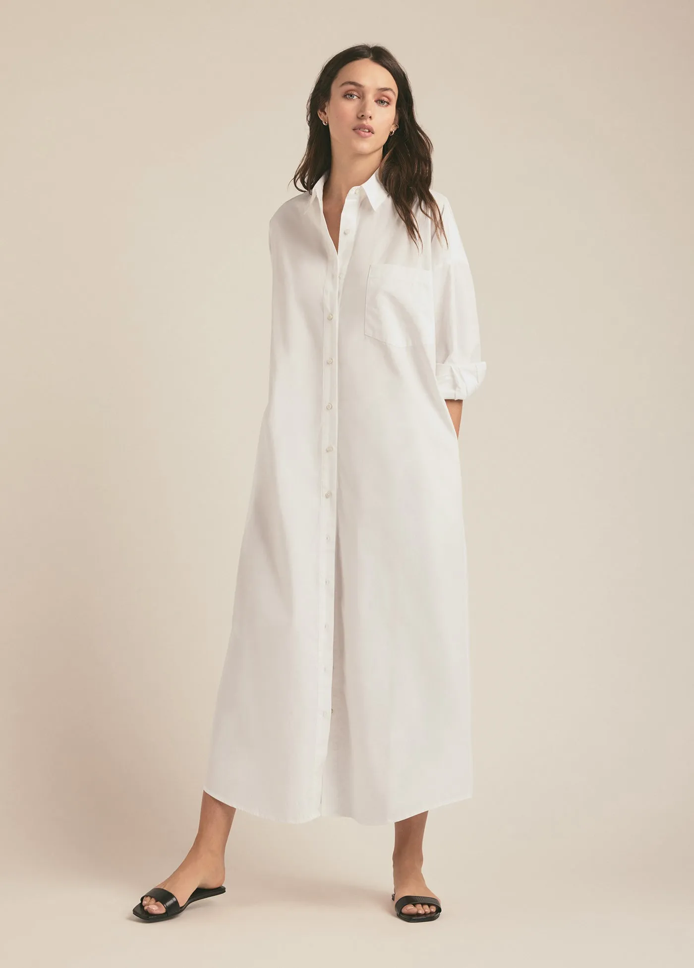 THE EX-BOYFRIEND LONG SHIRT DRESS