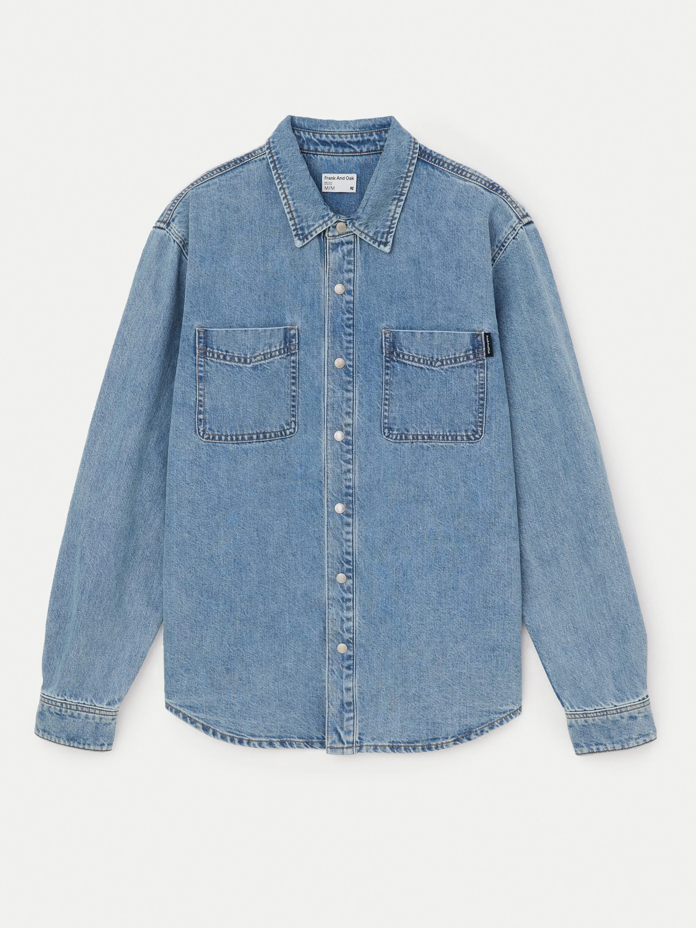 The Kent Denim Shirt in Light Blue