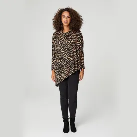 Tiger Long Sleeve Poncho