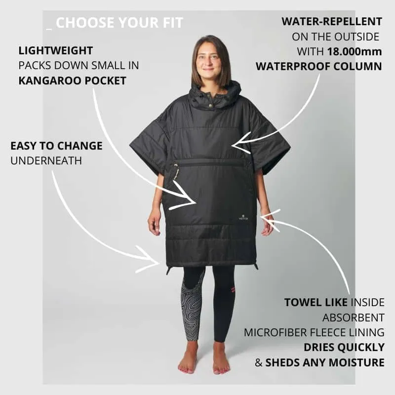 VOITED 2nd Edition Outdoor Poncho for Surfing, Camping, Vanlife & Wild Swimming - Sunscape