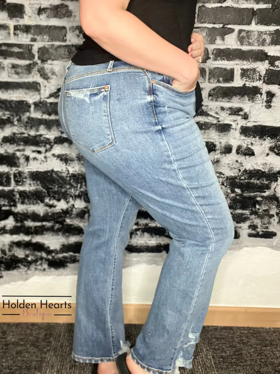 Walk on the Wild Side Straight Leg Jeans