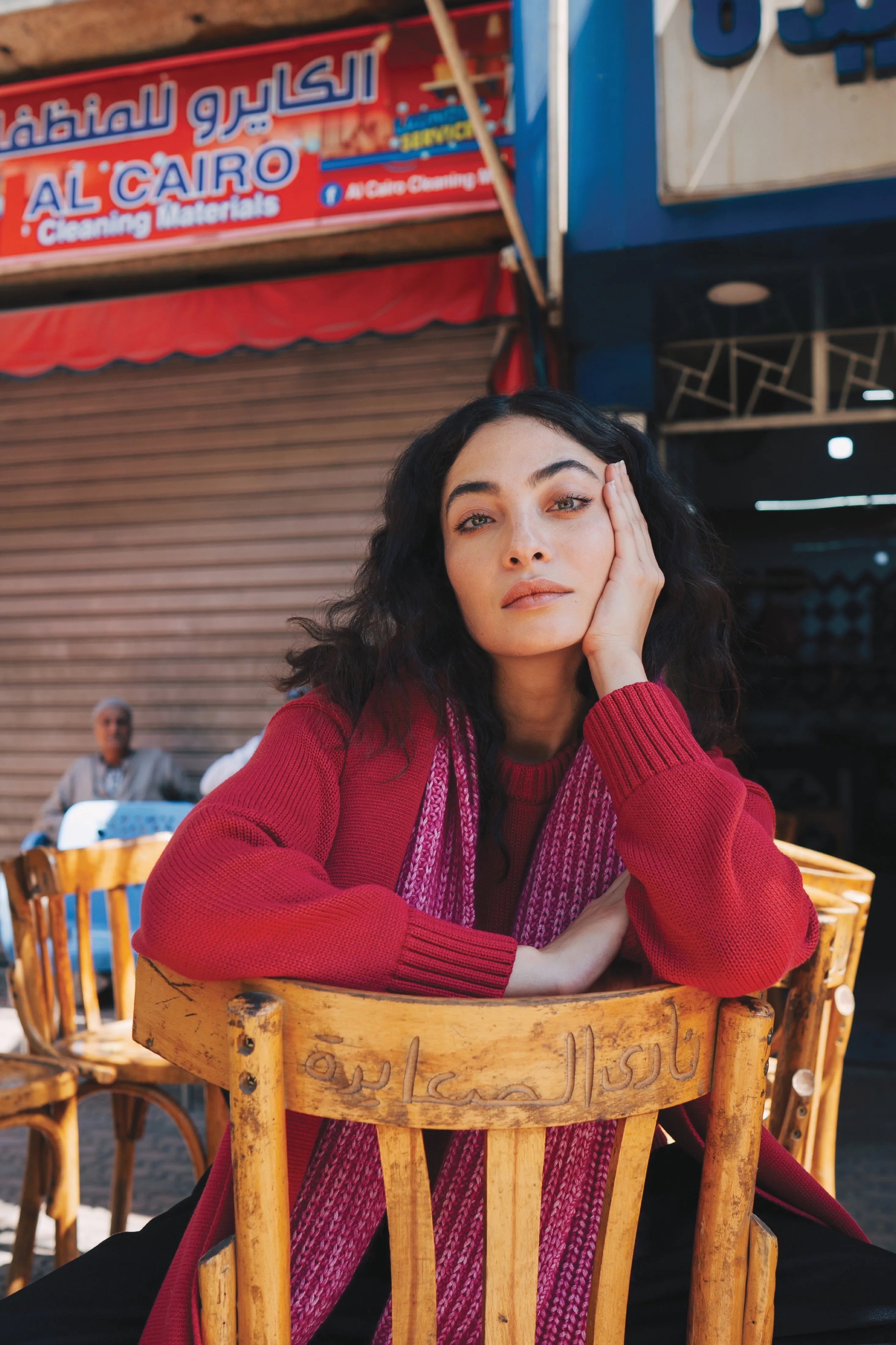 Women's Hamatah Sweater in Fuchsia